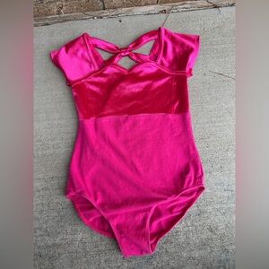 Future Star Capezio Girl’s Gymnastics Leotard Hot Pink Size Medium